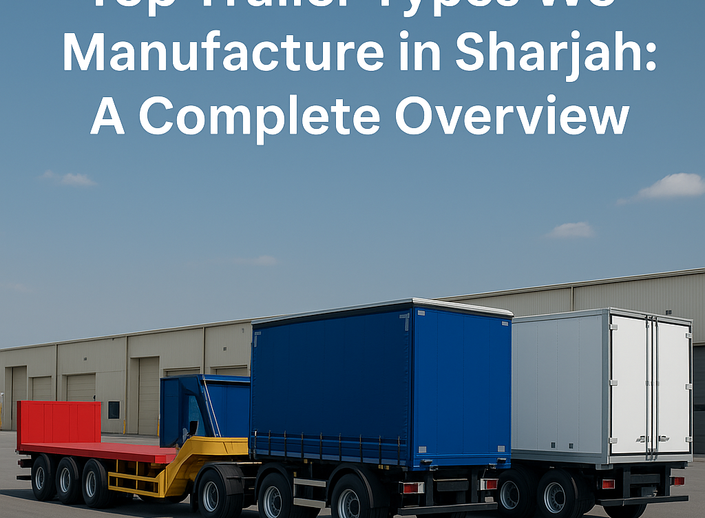 Top Trailer Types We Manufacture in Sharjah: A Complete Overview