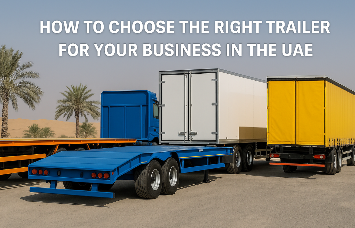How to Choose the Right Trailer for Your Business in the UAE
