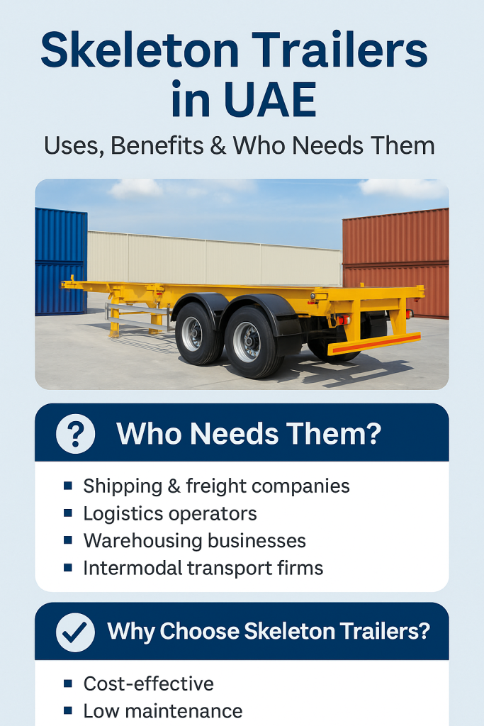 skeleton trailers in UAE