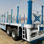 Heavy-duty skeleton trailers in Sharjah by Venus Trailers for container logistics