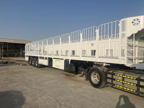 Technicians working on high-quality trailer manufacturing at Venus Trailers in Sharjah