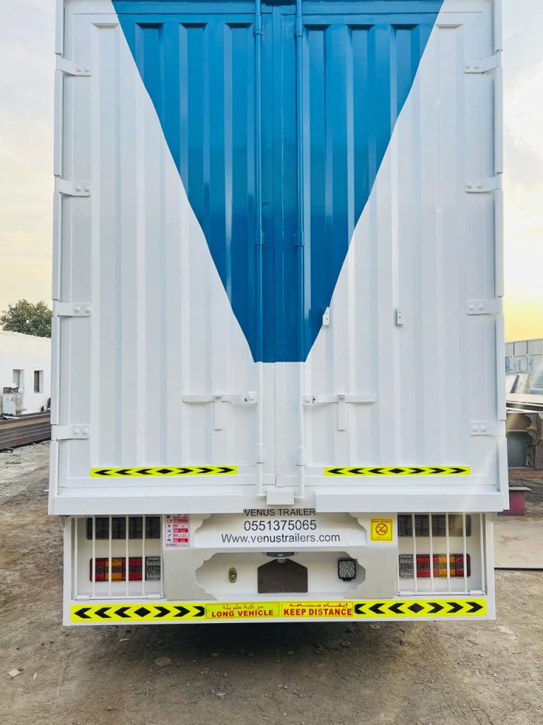 Box trailers manufacturing in Sharjah for secure and enclosed cargo transport